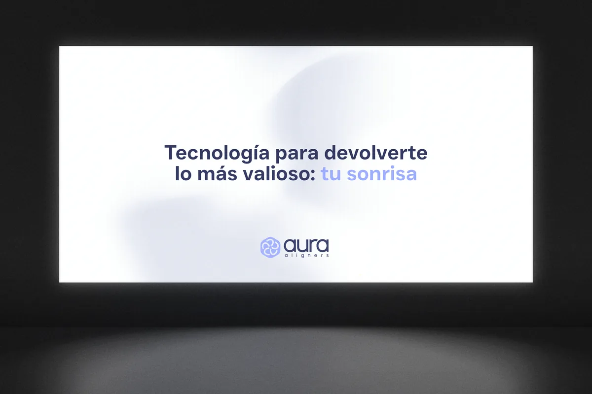 Aplicación visual de la tecnología Aura Aligners